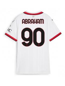 AC Milan Tammy Abraham #90 Replika Borta Kläder Dam 2024-25 Kortärmad